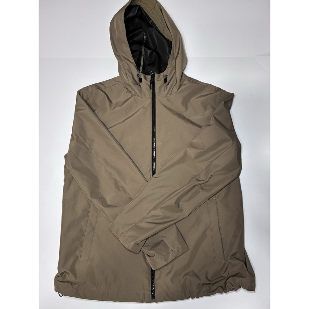 Banana Republic Green Anorak Water Resistant Jacket 3-Layer, Size Large